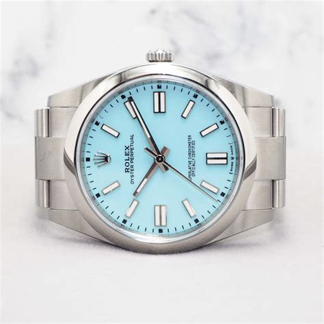 rolex tiffany blue 31|rolex oyster perpetual 41mm celebration.